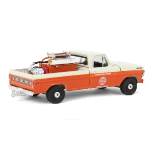 Manufacturer_Greenlight Collectibles Pickup Trucks<1/64 1971 Ford F-250 with Fire Equipment, 1971 Schaefer 500 Pocono Official Truck