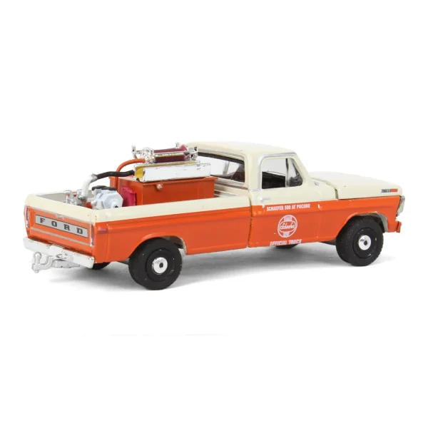 Manufacturer_Greenlight Collectibles Pickup Trucks<1/64 1971 Ford F-250 with Fire Equipment, 1971 Schaefer 500 Pocono Official Truck