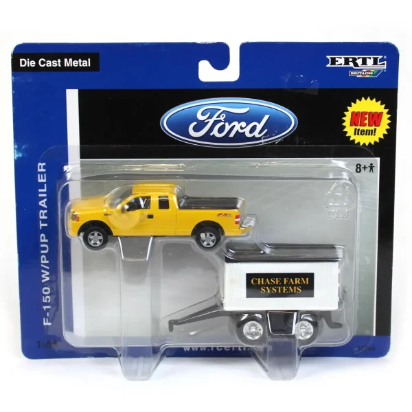 Manufacturer_ERTL Pickup Trucks<1/64 Ford F-150 with Pup Trailer