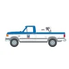 Manufacturer_Greenlight Collectibles Cars & Suvs | Pickup Trucks<1/64 1991 Ford F-250 XL, Chevron, Blue Collar Collection Series 14