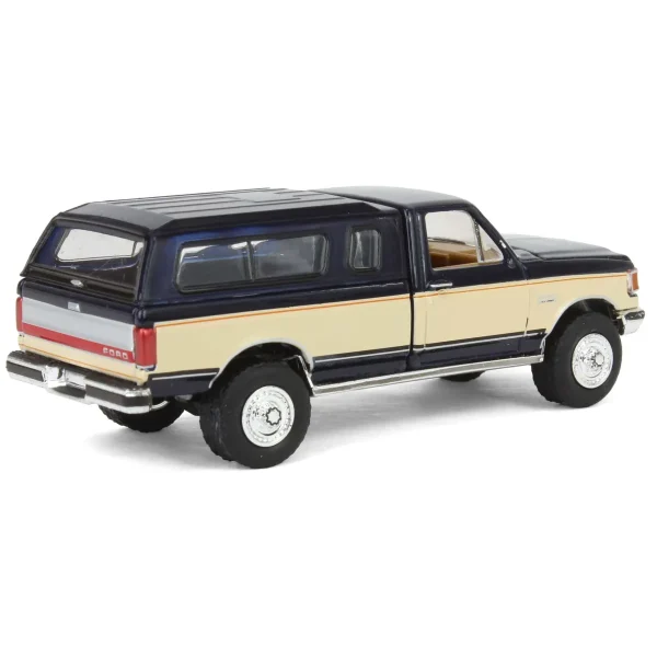 Manufacturer_Greenlight Collectibles Cars & Suvs | Pickup Trucks<1/64 1991 Ford F-150 XLT Lariat with Camper Shell & Spare Tires, Hobby Shop Series 16