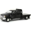 Manufacturer_Greenlight Collectibles Lowboys & Flatbeds | Pickup Trucks<1/64 2020 Ford F-450 XLT Super Duty Dually Flatbed, Agate Black, Town & Country Exclusive