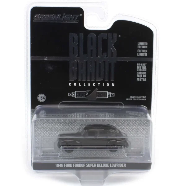 Manufacturer_Greenlight Collectibles Cars & Suvs<1/64 1948 Ford Fordor Super Deluxe Lowrider, Black Bandit Series 29