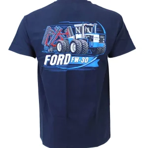 Outback Toys New Holland & Ford<Ford FW-30 with Wing Disk Navy Short Sleeve T-Shirt
