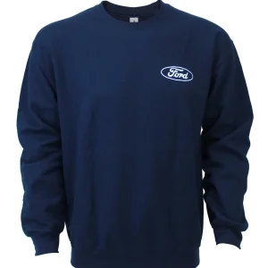 Outback Toys New Holland & Ford<Ford FW-30 with Wing Disk Navy Crew Neck Sweatshirt