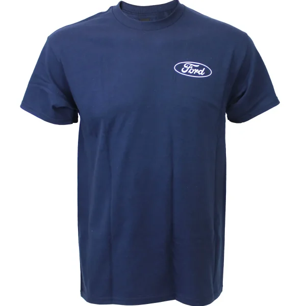 Outback Toys New Holland & Ford<Ford FW-30 with Wing Disk Navy Short Sleeve T-Shirt