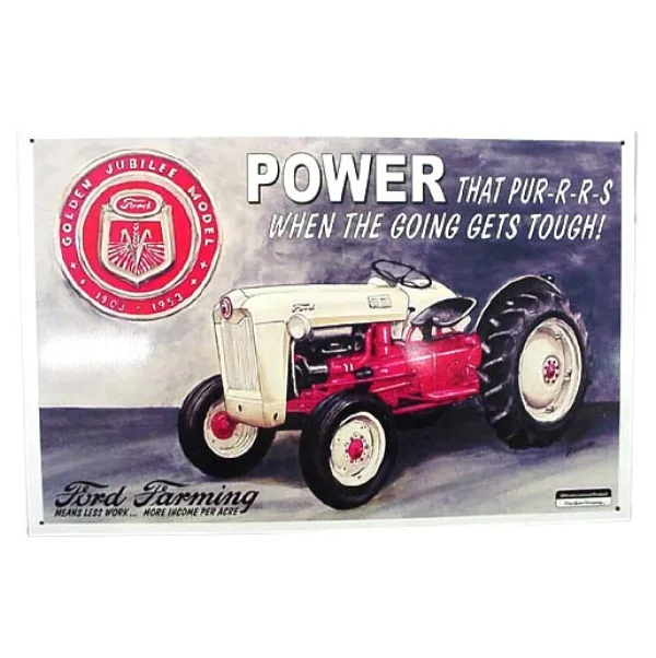Outback Toys Branded Signs<Ford Golden Jubilee 11'' x 16'' metal sign