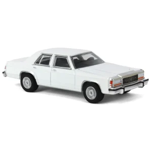 Manufacturer_Greenlight Collectibles Emergency Vehicles<1/64 1980-91 Ford LTD Crown Victoria, Blank White, Hot Pursuit