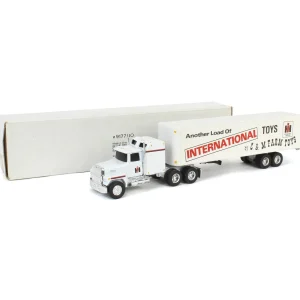 Manufacturer_ERTL Box Trucks & Trailers<1/64 Ford LTL-9000 International Toys Semi and Box Trailer
