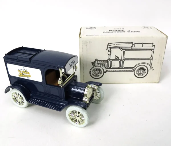 Manufacturer_ERTL Airplanes & Banks<1/25 1913 Ford Model T Delivery Bank, 1991 National Toy Truck N Construction Show