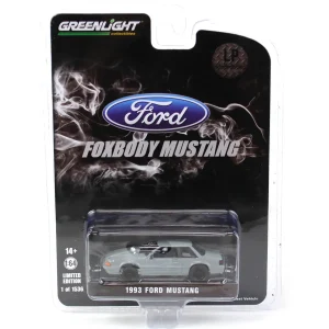 Manufacturer_Greenlight Collectibles Cars & Suvs<1/64 1993 Ford Mustang Gray Drag Car, LP Diecast Exclusive