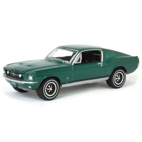 Manufacturer_Greenlight Collectibles Cars & Suvs<1/64 1967 Ford Mustang GT Fastback High Country Special, Timberline Green, Hobby Exclusive