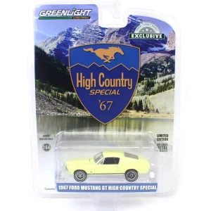 Manufacturer_Greenlight Collectibles Cars & Suvs<1/64 1967 Ford Mustang GT Fastback High Country Special, Aspen Gold, Hobby Exclusive