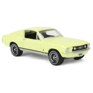 Manufacturer_Greenlight Collectibles Cars & Suvs<1/64 1967 Ford Mustang GT Fastback High Country Special, Aspen Gold, Hobby Exclusive