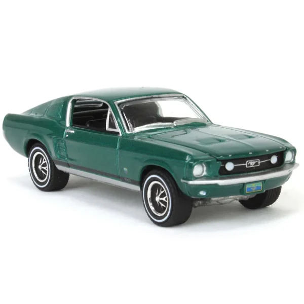 Manufacturer_Greenlight Collectibles Cars & Suvs<1/64 1967 Ford Mustang GT Fastback High Country Special, Timberline Green, Hobby Exclusive