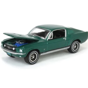 Manufacturer_Greenlight Collectibles Cars & Suvs<1/64 1967 Ford Mustang GT Fastback High Country Special, Timberline Green, Hobby Exclusive