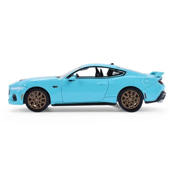 Manufacturer_Greenlight Collectibles Cars & Suvs<1/64 2024 Ford Mustang GT in Dark Matter Gray with Bronze Appearance Package, Showroom Floor Series 7