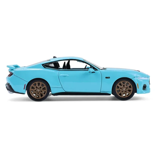 Manufacturer_Greenlight Collectibles Cars & Suvs<1/64 2024 Ford Mustang GT in Dark Matter Gray with Bronze Appearance Package, Showroom Floor Series 7