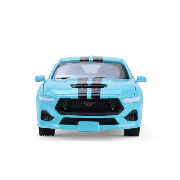 Manufacturer_Greenlight Collectibles Cars & Suvs<1/64 2024 Ford Mustang GT in Dark Matter Gray with Bronze Appearance Package, Showroom Floor Series 7