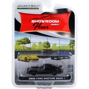 Manufacturer_Greenlight Collectibles Cars & Suvs<1/64 2022 Ford Mustang Mach 1, Shadow Black, Showroom Floor Series 2