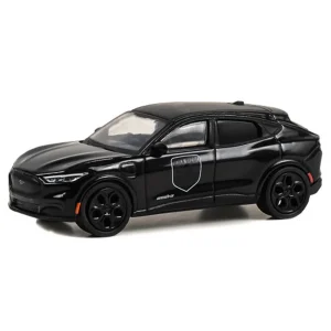 Manufacturer_Greenlight Collectibles Cars & Suvs<1/64 2023 Ford Mustang Mach-E GT, Black Bandit Series 28
