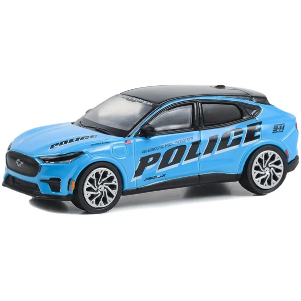 Manufacturer_Greenlight Collectibles Emergency Vehicles<1/64 2022 Ford Mustang Mach-E Police GT Performance Edition, Hobby Exclusive