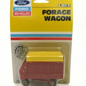 Manufacturer_ERTL Implements<1/64 Ford New Holland Forage Wagon with Yellow Roof by ERTL