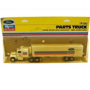 Manufacturer_ERTL Box Trucks & Trailers<1/64 Ford New Holland 18-Wheeler Semi with Box Trailer by ERTL