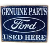 Outback Toys Tools & Auto<Ford "Genuine Parts Used Here" Tin Sign w/ Rusted Look