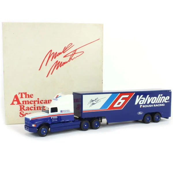 Manufacturer_WINROSS Box Trucks & Trailers<1/64 Ford Semi with Valvoline Roush Racing Box Trailer