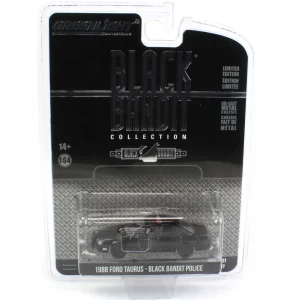 Manufacturer_Greenlight Collectibles Emergency Vehicles<1/64 1988 Ford Taurus, Bandit Police, Black Bandit Series 27