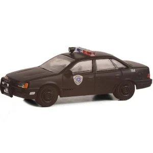 Manufacturer_Greenlight Collectibles Emergency Vehicles<1/64 1986 Ford Taurus LX, Weathered Detroit Metro West Police, Robocop, Anniv Collection Series 15