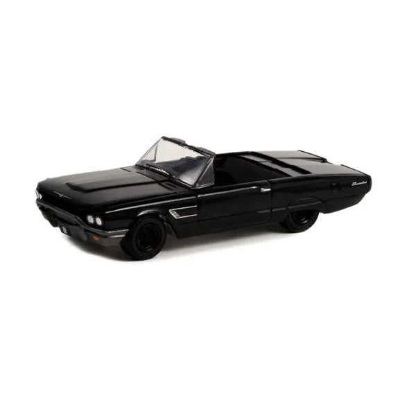 Manufacturer_Greenlight Collectibles Cars & Suvs<1/64 1965 Ford Thunderbird Convertible, Black Bandit Series 27