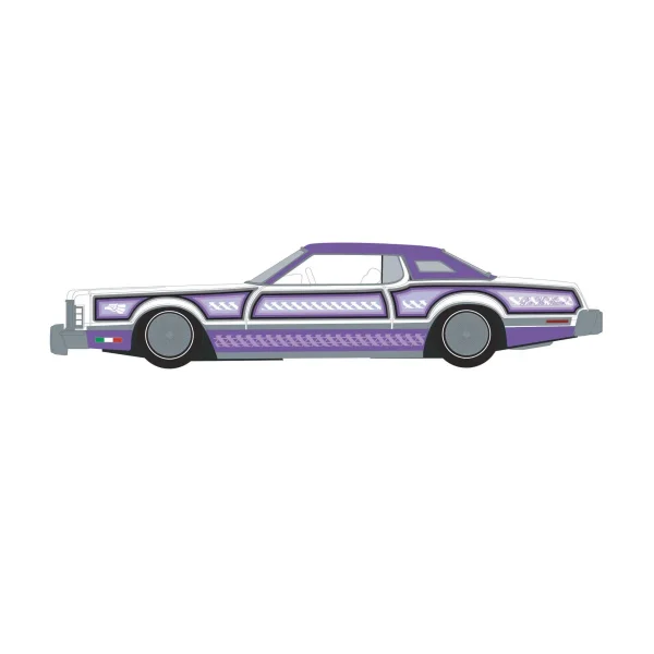 Manufacturer_Greenlight Collectibles Cars & Suvs<1/64 1973 Ford Thunderbird Lowrider, Michael Heralda Special Edition, Hobby Exclusive