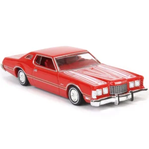 Manufacturer_Greenlight Collectibles Cars & Suvs<1/64 1973 Ford Thunderbird, Red Custom, California Lowriders Series 6
