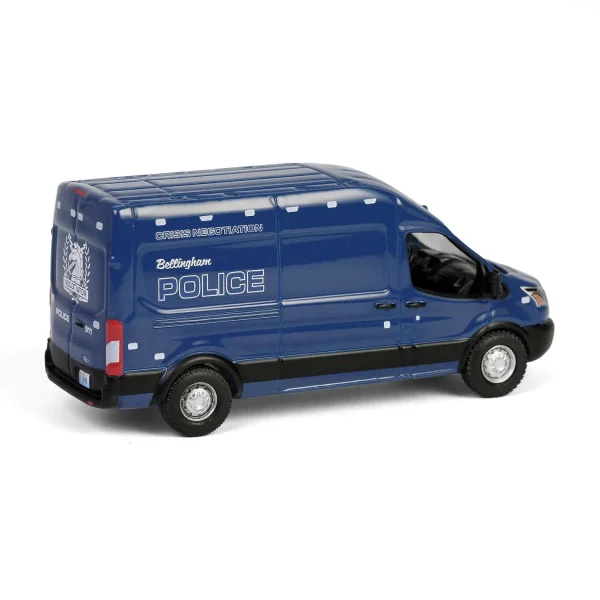 Manufacturer_Greenlight Collectibles Cars & Suvs | Emergency Vehicles<1/64 2020 Ford Transit LWB High Roof, Bellingham Crisis Negotiation Team, First Responders Series 2