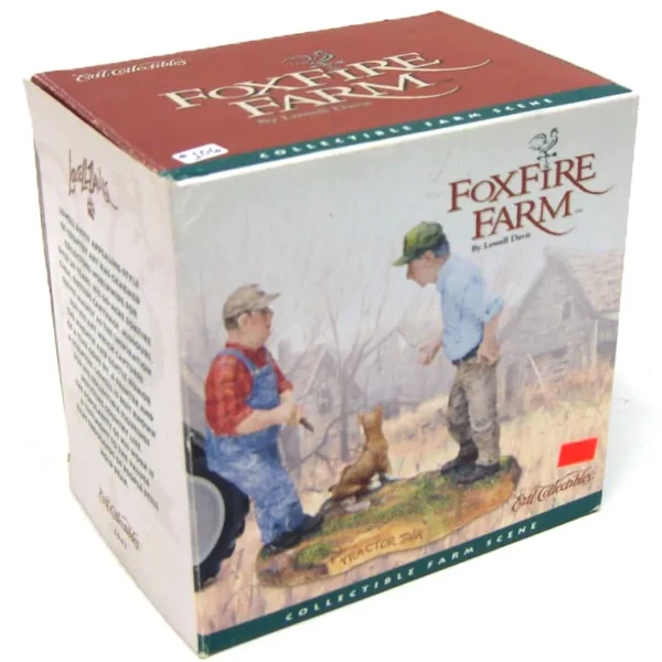 Manufacturer_ERTL Farm Art & DéCor<1/16 Foxfire Farm "Tractor Talk" Cold Cast Porcelain Statue by Lowell Davis