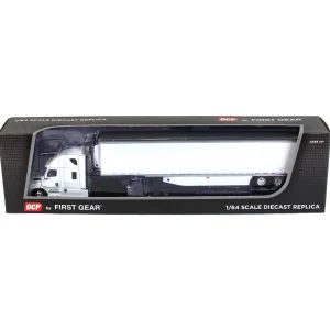 Manufacturer_DCP by First Gear Box Trucks & Trailers<1/64 Freightliner 2018 Cascadia Sleeper w/ 53' Utility Trailer & Carrier Reefer, DCP by First Gear