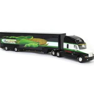 Manufacturer_SpecCast Airplanes & Banks | Box Trucks & Trailers<1/64 Freightliner C120 with Farm Journal Corn Featherlite Trailer