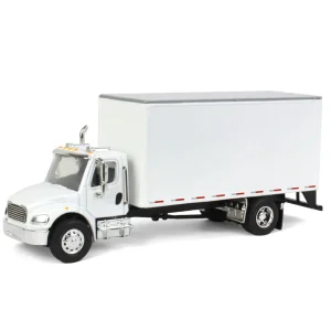 Manufacturer_SpecCast Box Trucks & Trailers<1/64 Freightliner M2 Van Box Truck, Blank White