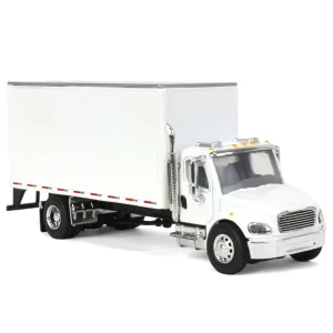 Manufacturer_SpecCast Box Trucks & Trailers<1/64 Freightliner M2 Van Box Truck, Blank White