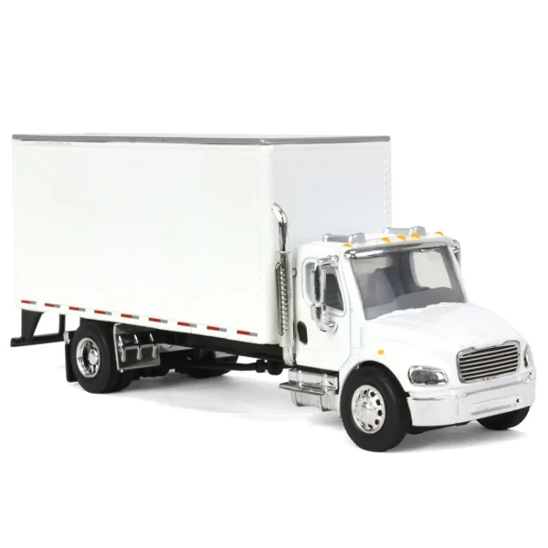 Manufacturer_SpecCast Box Trucks & Trailers<1/64 Freightliner M2 Van Box Truck, Blank White