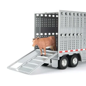 Manufacturer_ERTL Agricultural Trucks<1/32 Freightliner 122SD Semi with Livestock Trailer & Cattle by ERTL