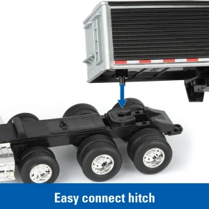 Manufacturer_ERTL Agricultural Trucks<1/32 Freightliner 122SD Semi with Grain Trailer by ERTL