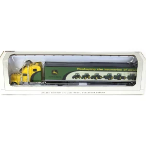 Manufacturer_SpecCast Box Trucks & Trailers<1/64 Freightliner Tractor Trailer Featuring John Deere ''Reshaping the Boundaries''