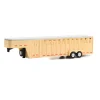 Manufacturer_Greenlight Collectibles Agricultural Trucks<1/64 26ft Vertical Three Hole Gooseneck Trailer, Beige, Hitch & Tow Trailers