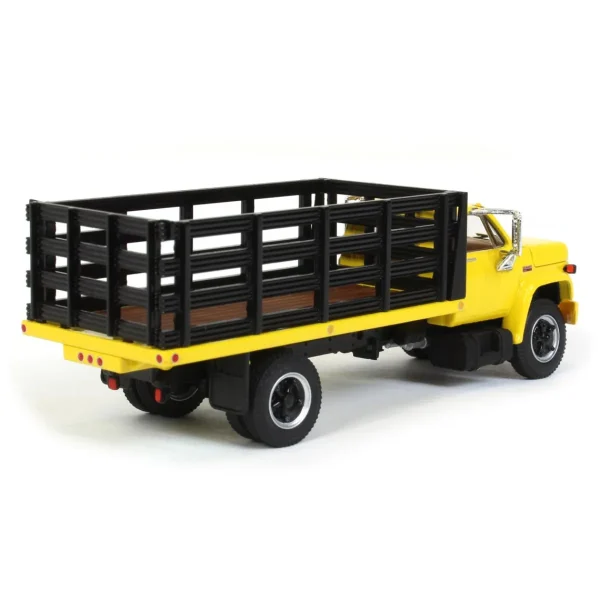 Manufacturer_First Gear, Inc. Tow & Straight Trucks<1/64 GMC 6500 Stake Bed, Yellow with Black Stakes, First Gear Exclusive