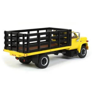Manufacturer_First Gear, Inc. Tow & Straight Trucks<1/64 GMC 6500 Stake Bed, Yellow with Black Stakes, First Gear Exclusive