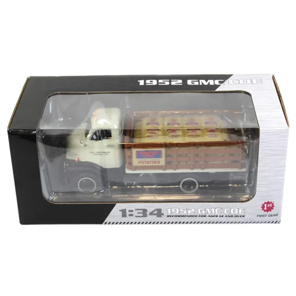 Manufacturer_First Gear, Inc. Tow & Straight Trucks<1/34 1952 GMC COE Stake Truck with Sack Load, K. & B. Potato Farms, Inc.