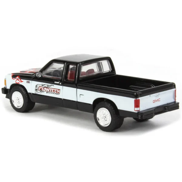 Manufacturer_Greenlight Collectibles Pickup Trucks<1/64 1990 GMC S-15 Sierra, Flowtech Exhaust, Running on Empty Series 16